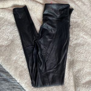 SPANX Faux Leather Leggings